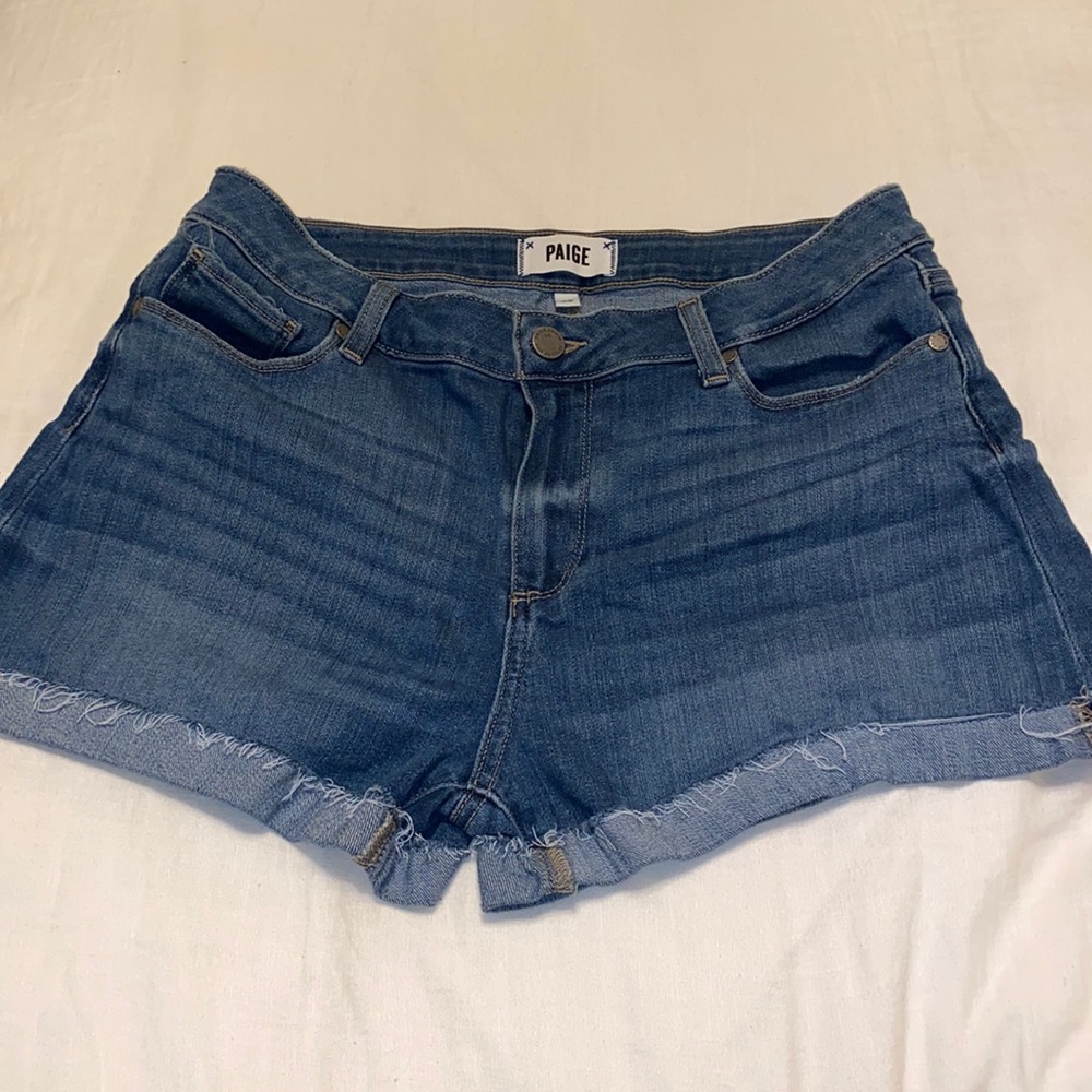 Paige denim jean shorts